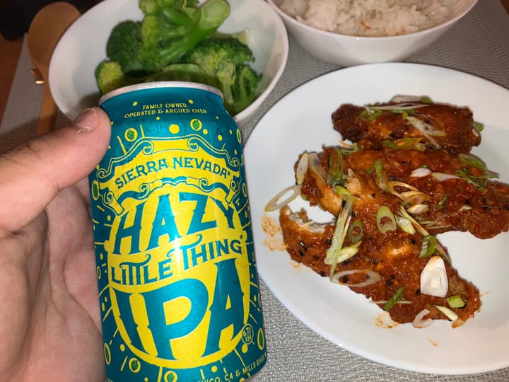 Boozy Korean Fried Chicken